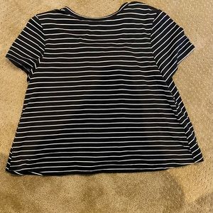 Black and white stripped t-shirt